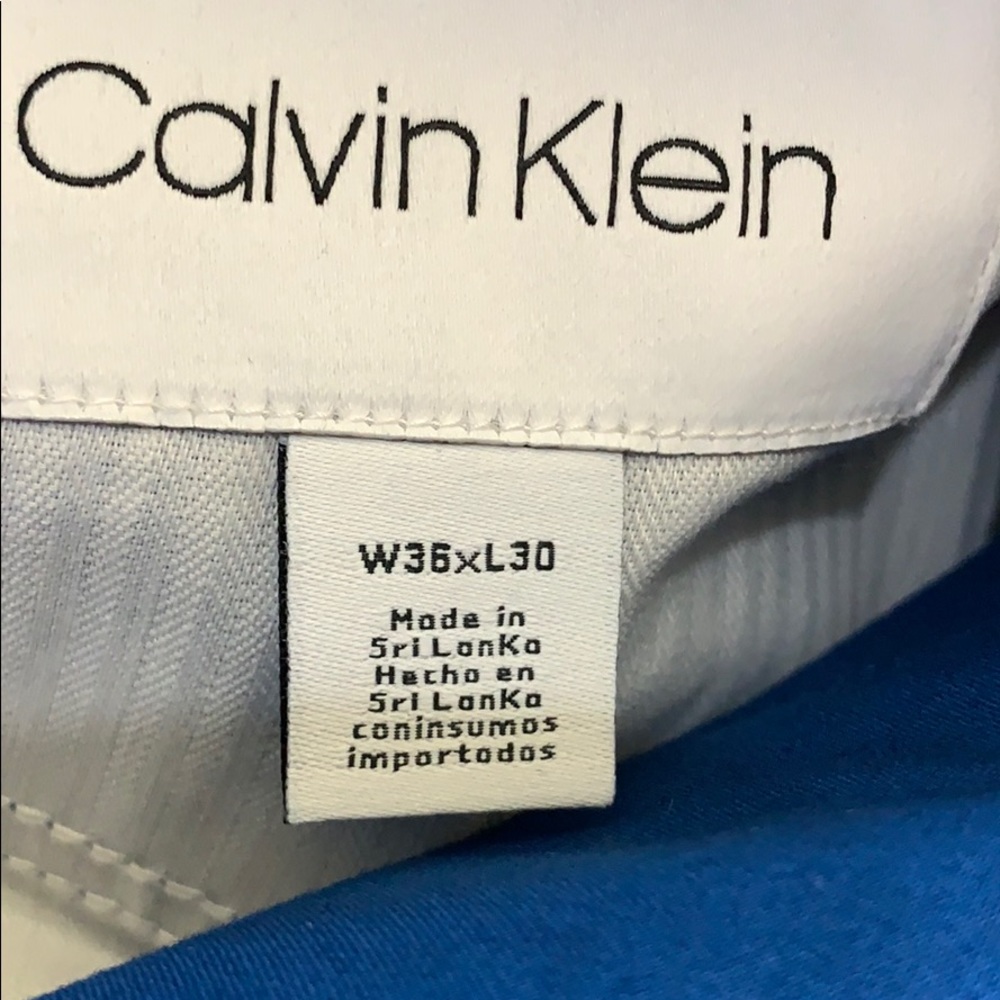 Sold🚫Calvin Klein Stretch Sateen slim fit  Pants - Picture 6 of 7